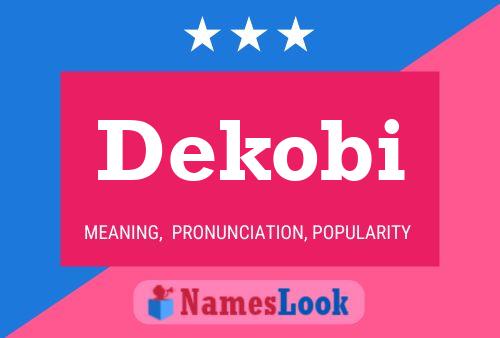 ملصق اسم Dekobi