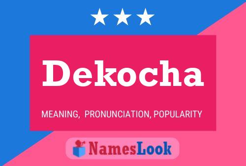 ملصق اسم Dekocha