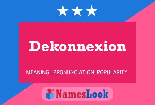 ملصق اسم Dekonnexion