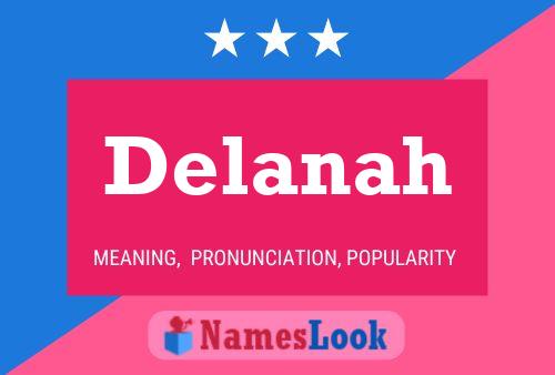 ملصق اسم Delanah