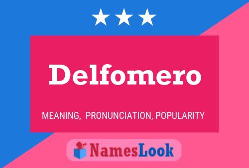 ملصق اسم Delfomero