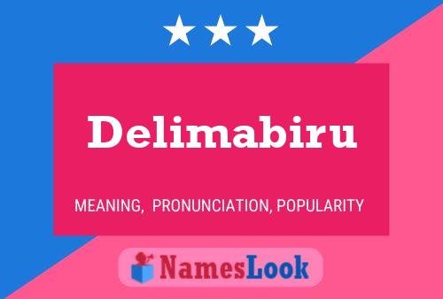 ملصق اسم Delimabiru