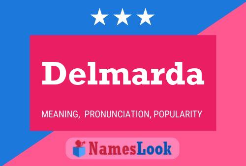 ملصق اسم Delmarda