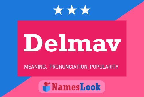 ملصق اسم Delmav