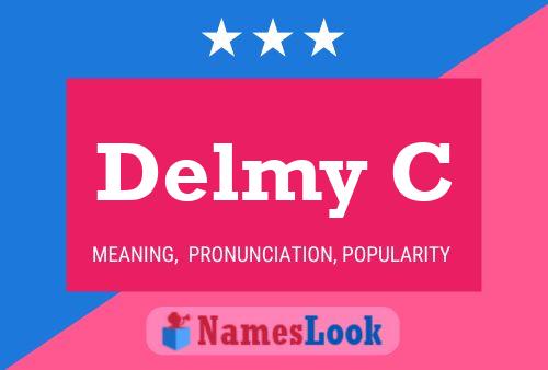 ملصق اسم Delmy C