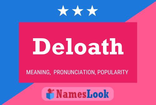 ملصق اسم Deloath