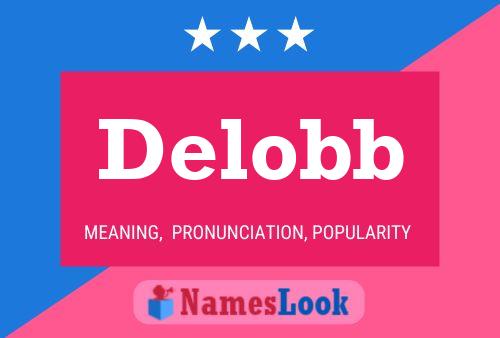 ملصق اسم Delobb