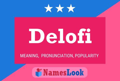 ملصق اسم Delofi