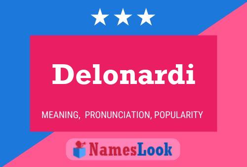 ملصق اسم Delonardi