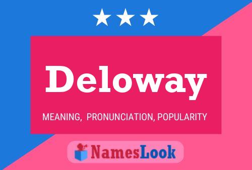 ملصق اسم Deloway