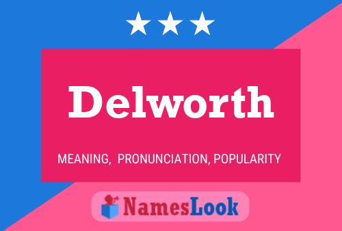 ملصق اسم Delworth