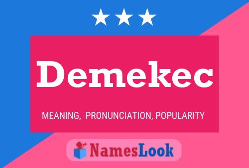 ملصق اسم Demekec