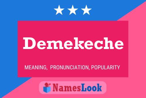 ملصق اسم Demekeche