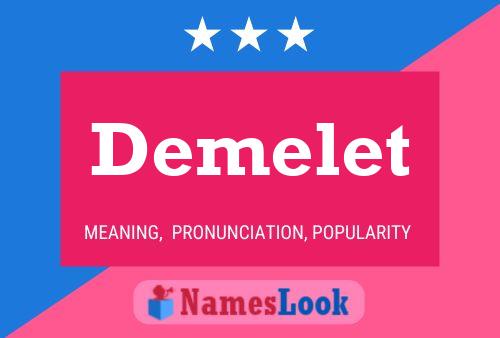 ملصق اسم Demelet