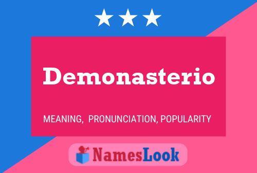 ملصق اسم Demonasterio