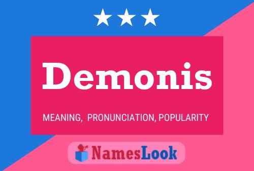 ملصق اسم Demonis