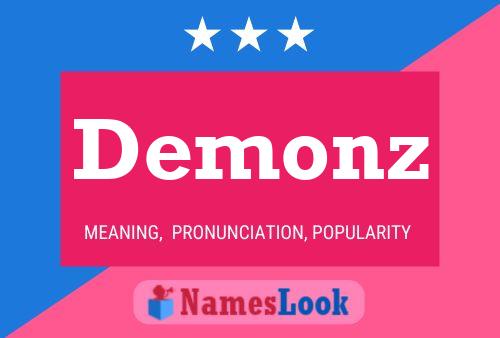 ملصق اسم Demonz