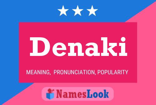 ملصق اسم Denaki