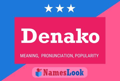 ملصق اسم Denako