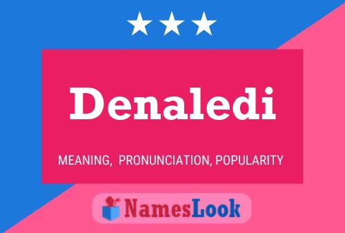 ملصق اسم Denaledi