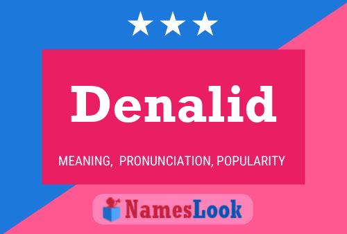 ملصق اسم Denalid