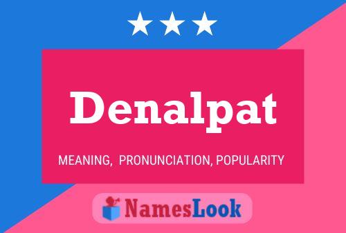 ملصق اسم Denalpat