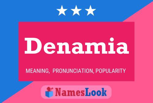 ملصق اسم Denamia