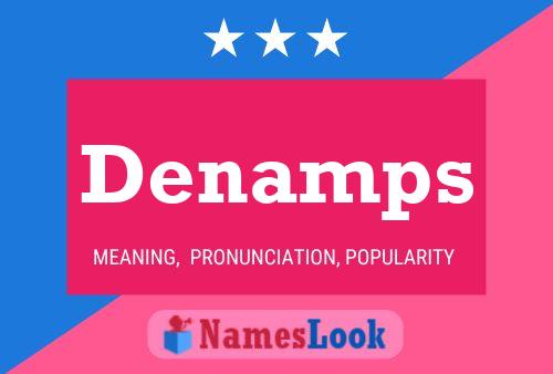 ملصق اسم Denamps