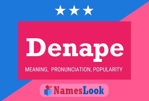 ملصق اسم Denape