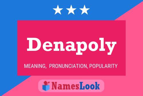 ملصق اسم Denapoly