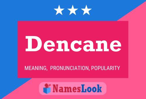 ملصق اسم Dencane