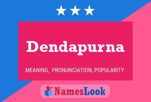 ملصق اسم Dendapurna