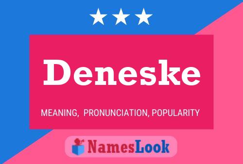 ملصق اسم Deneske