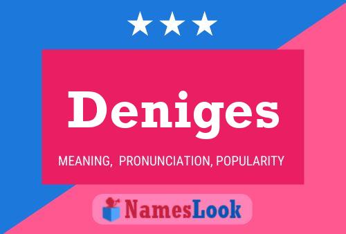 ملصق اسم Deniges