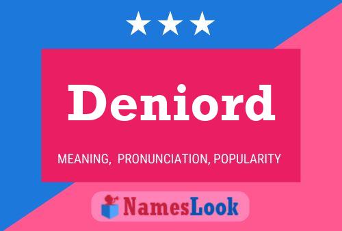 ملصق اسم Deniord