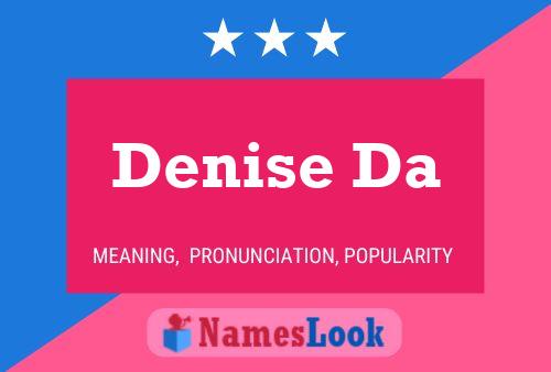 ملصق اسم Denise Da