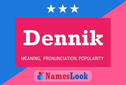 ملصق اسم Dennik