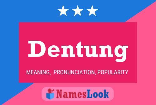 ملصق اسم Dentung