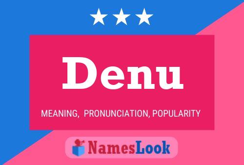 ملصق اسم Denu