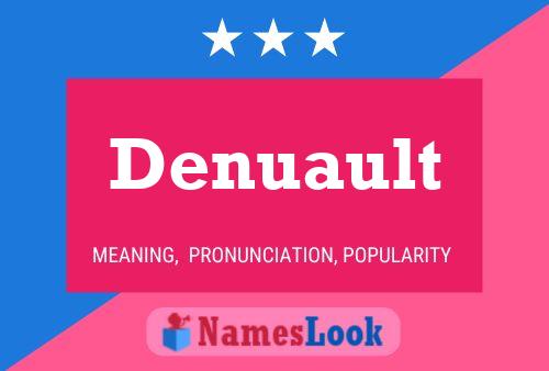 ملصق اسم Denuault