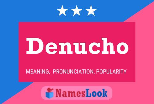 ملصق اسم Denucho