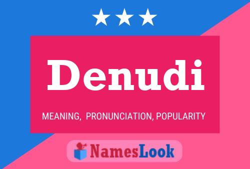 ملصق اسم Denudi