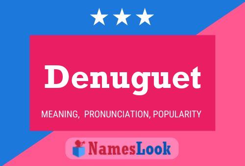 ملصق اسم Denuguet