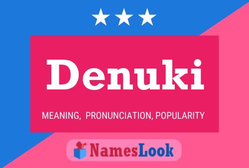 ملصق اسم Denuki