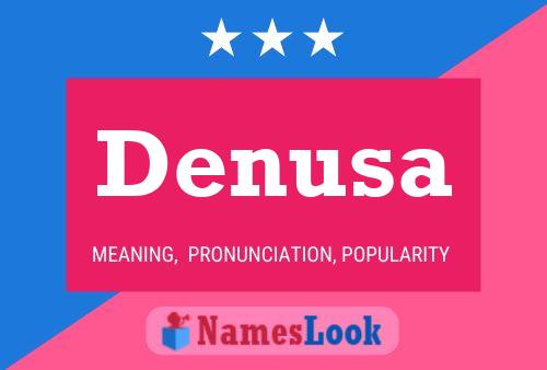 ملصق اسم Denusa