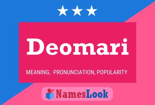 ملصق اسم Deomari