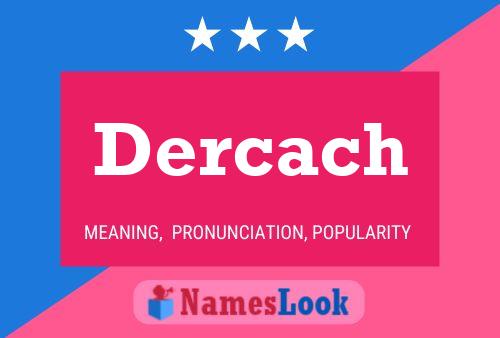 ملصق اسم Dercach