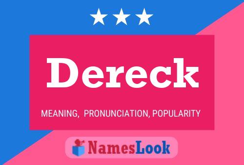 ملصق اسم Dereck