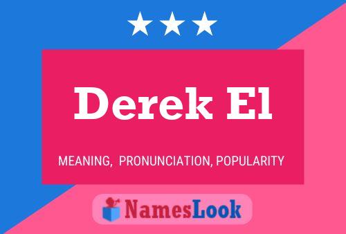 ملصق اسم Derek El