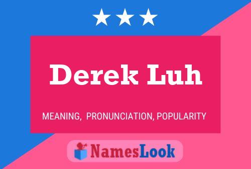 ملصق اسم Derek Luh